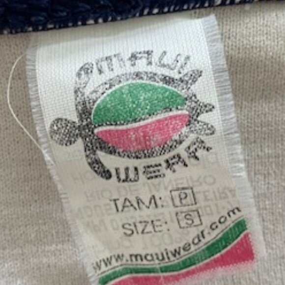 MAUI WEAR Navy BLUE BIKINI Swim BOTTOM * High Cut Legs ~ Full Coverage Back * S - Picture 4 of 4